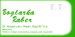 boglarka raber business card
